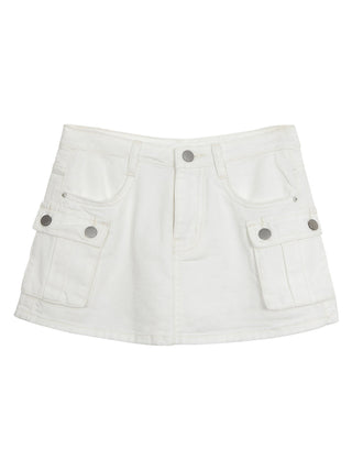 white workwear skirt