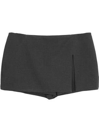 gray sheath suit skirt