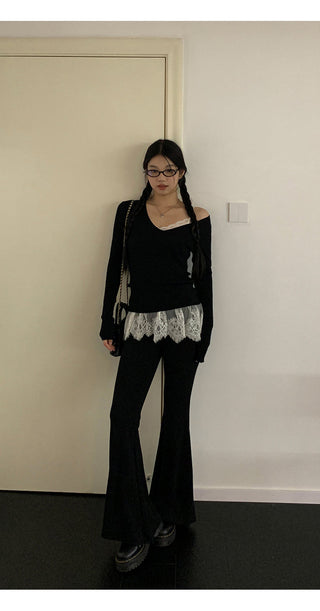 white lace camisole top