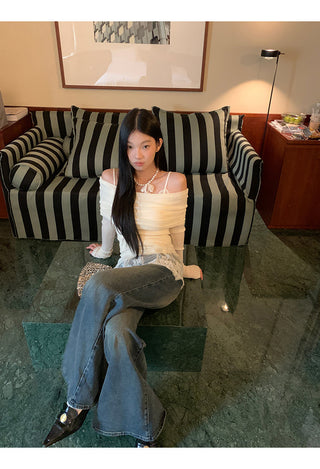 white lace camisole top