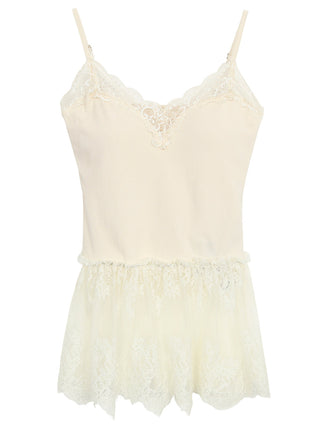 white lace camisole top