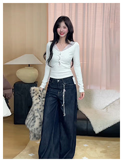 white lace long top 03