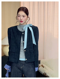 high neck knit top