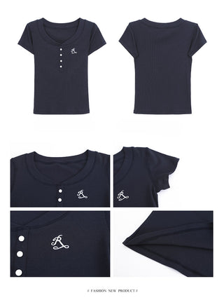 American slim fit top