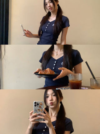 American slim fit top