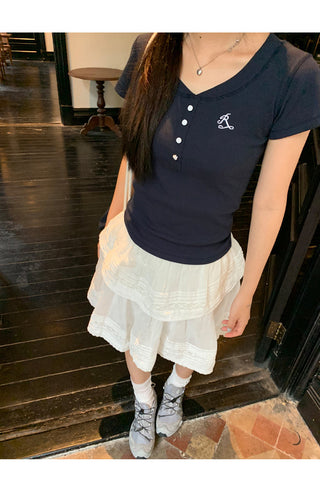 American slim fit top