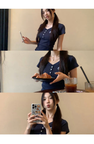 American slim fit top
