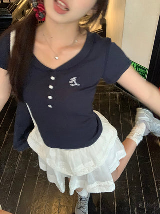 American slim fit top