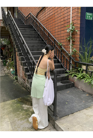 mint green blouse top