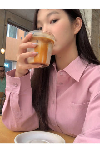 spring loose shirt tops
