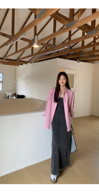 spring loose shirt tops