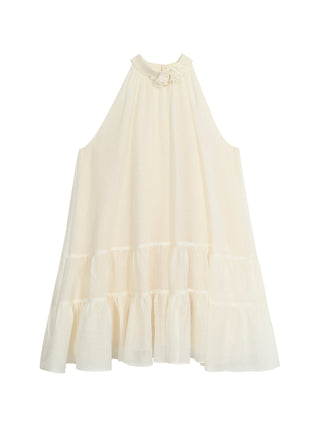 French halter dress