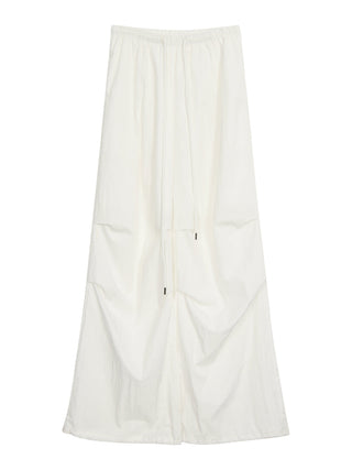 white wide-leg pants