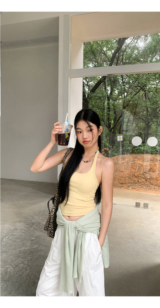 white wide-leg pants