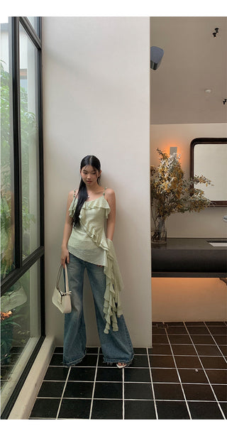 French sleeveless tops