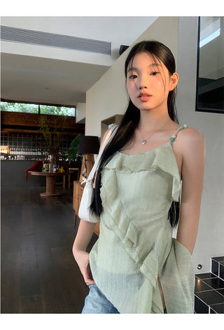 French sleeveless tops