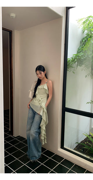 French sleeveless tops