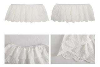 white lace short skirt 01
