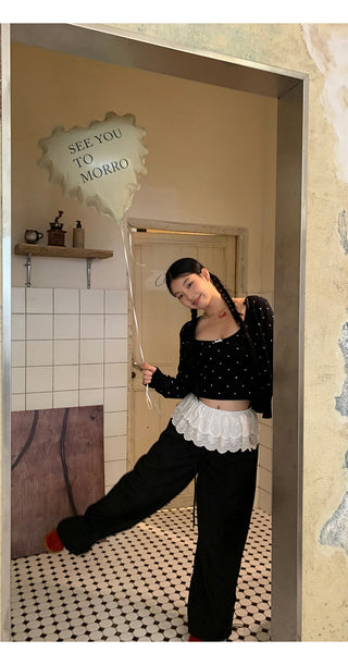 white lace short skirt 01