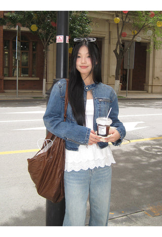 white lace short skirt 01