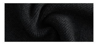 black V-neck sweater 01