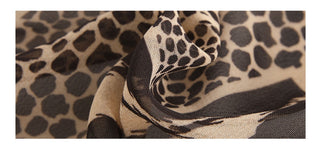 leopard print scarf