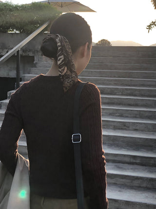 leopard print scarf
