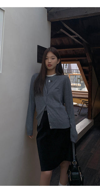 black high waist skirt