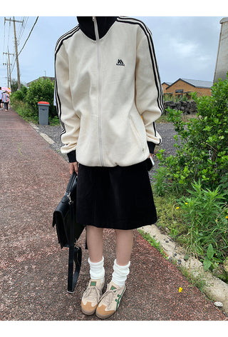 black high waist skirt