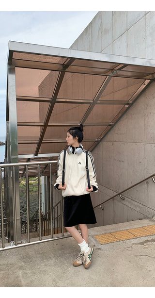 black high waist skirt