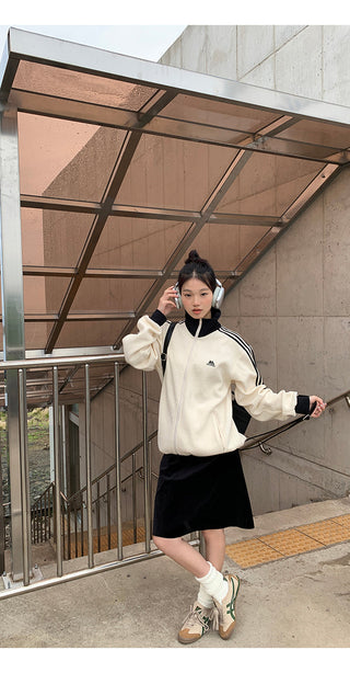black high waist skirt