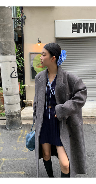 knitted two-piece suit