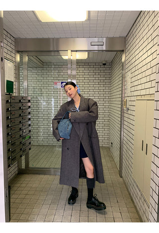 knitted two-piece suit