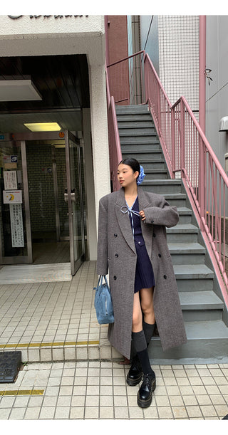 knitted two-piece suit