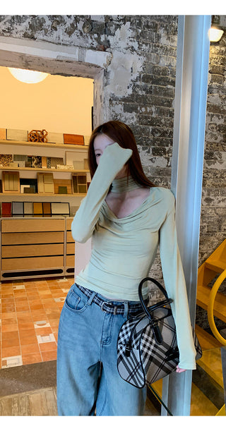sexy long sleeve top 01