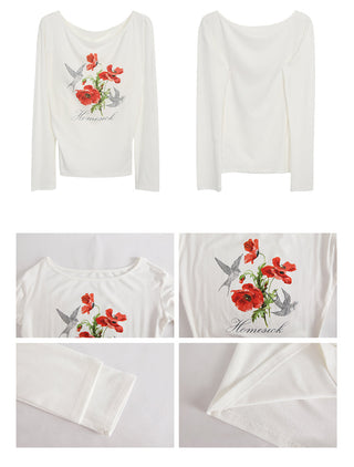 white oblique shoulder top