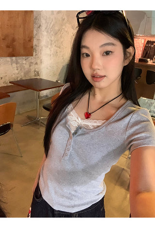 white slim fit top 01