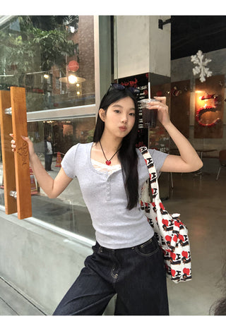white slim fit top 01