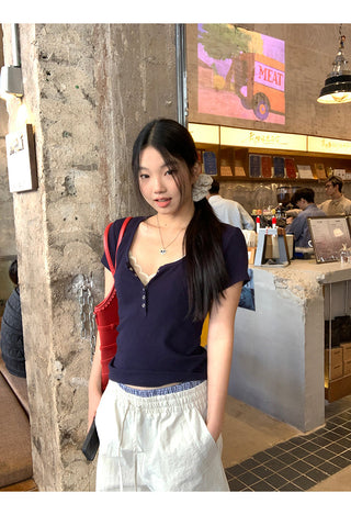 white slim fit top 01
