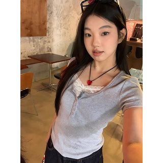 white slim fit top 01