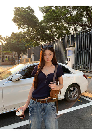 white slim fit top 01
