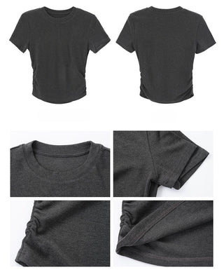 gray slim top set