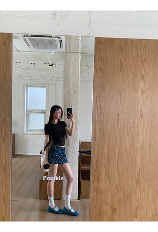 gray slim top set