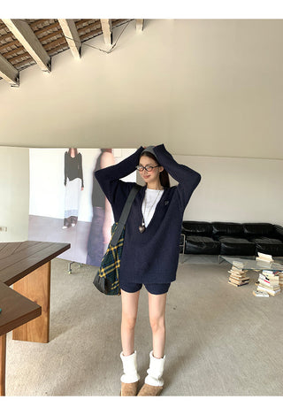 wool knit suit set