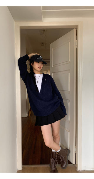 wool knit suit set