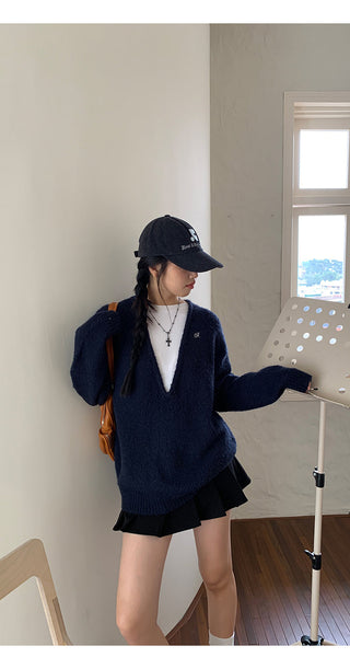 wool knit suit set