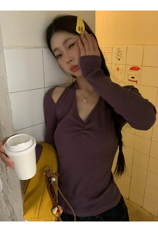 sexy long sleeve top 02