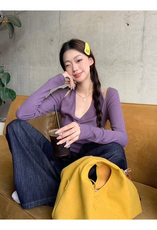 sexy long sleeve top 02