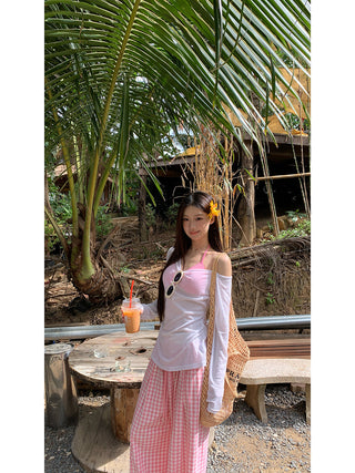 white long sleeve blouse