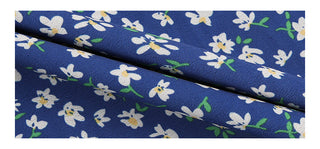 blue floral dress
